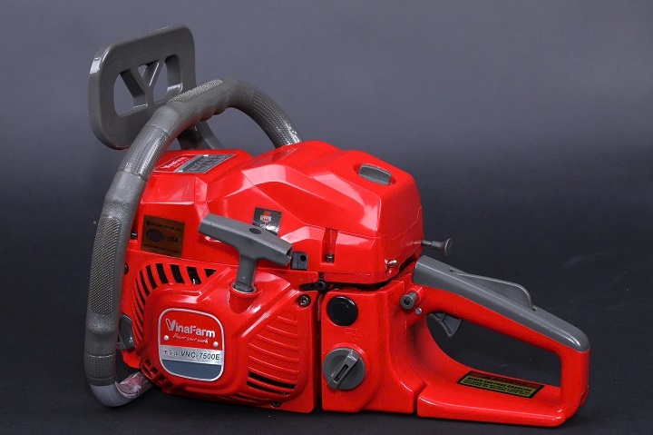 Máy cưa xích chạy xăng 2 thì VINAFARM 2.2KW VNCX-7500E 58cc