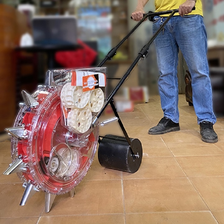 Máy gieo ngô, trồng lạc, tỉa bắp, gieo thóc lúa nương 8 mỏ Mitsuyama TL 988