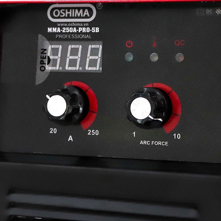 Máy hàn OSHIMA 13KVA MMA-250A-PRO-5B 1 pha 5 bo