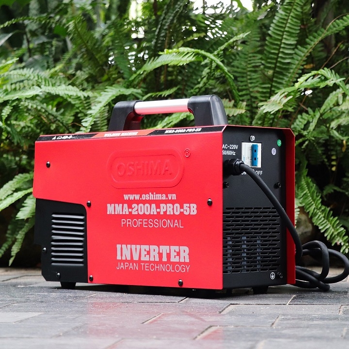 Máy hàn OSHIMA 8.5KVA MMA-200A-PRO-5B 1 pha 5 bo