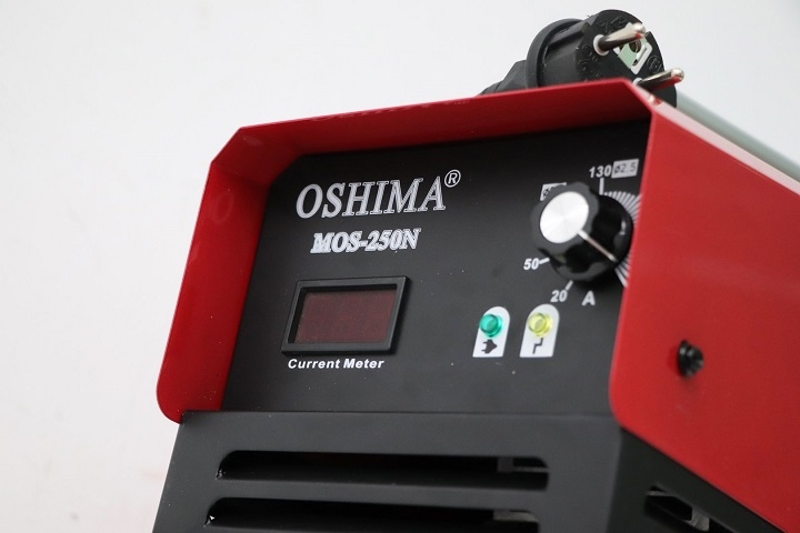 Máy hàn Oshima MOS 250N đỏ 1 pha 3 bo
