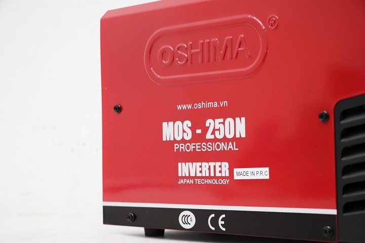 Máy hàn Oshima MOS 250N đỏ 1 pha 3 bo