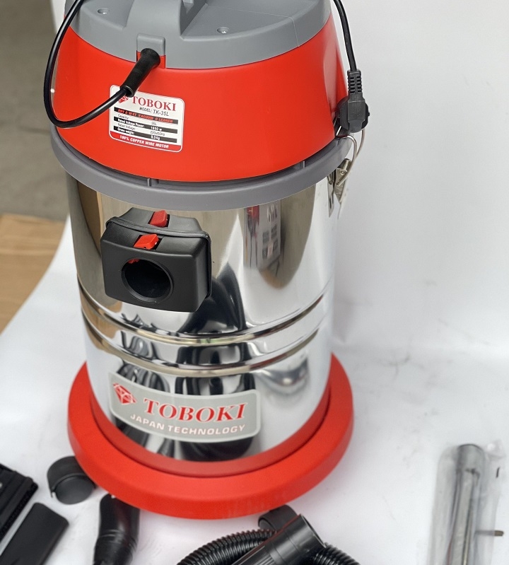 Máy hút bụi TOBOKI 1650W 35 Lít TK-35L khô ướt, thổi bụi