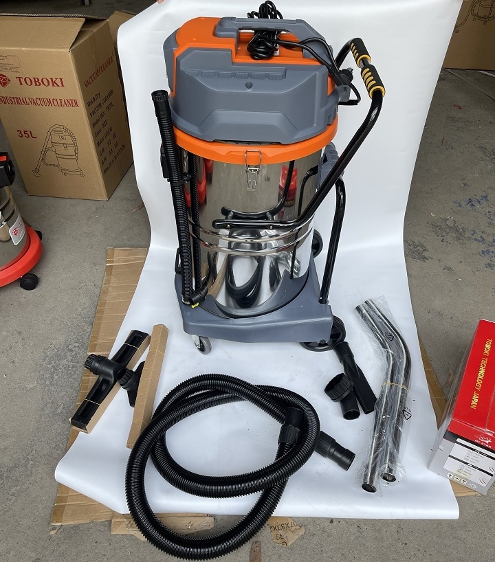 Máy hút bụi TOBOKI 1650W 60 Lít TK-60L khô ướt, thổi bụi