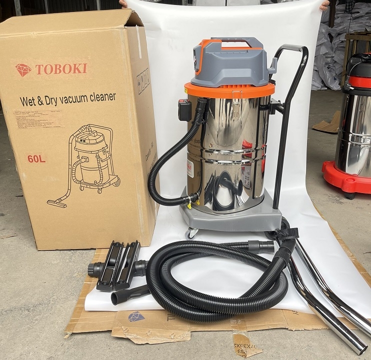 Máy hút bụi TOBOKI 1650W 60 Lít TK-60L khô ướt, thổi bụi