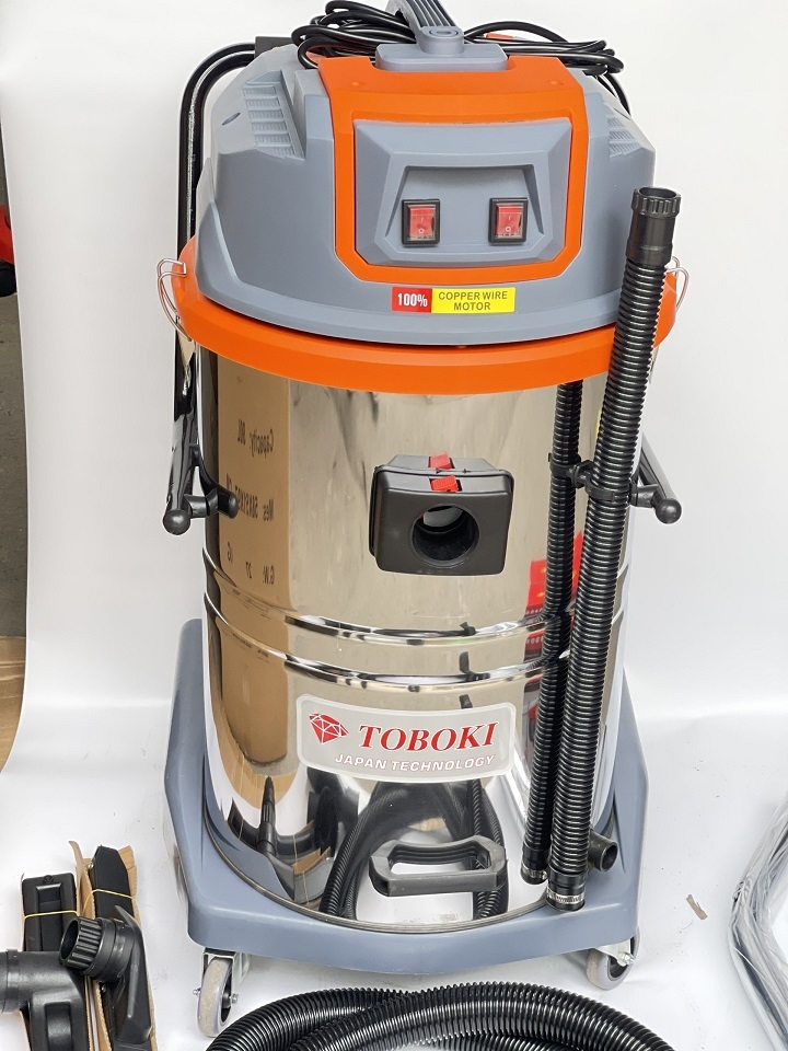 Máy hút bụi TOBOKI 4500W 100 Lít TK-100L khô ướt, thổi bụi
