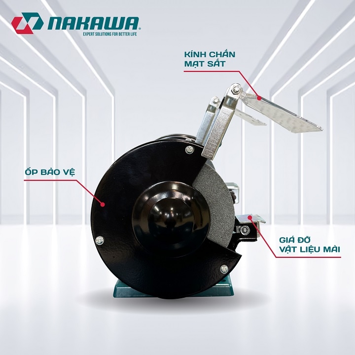 Máy mài hai đá NAKAWA 180W 1/4HP NK-MM180
