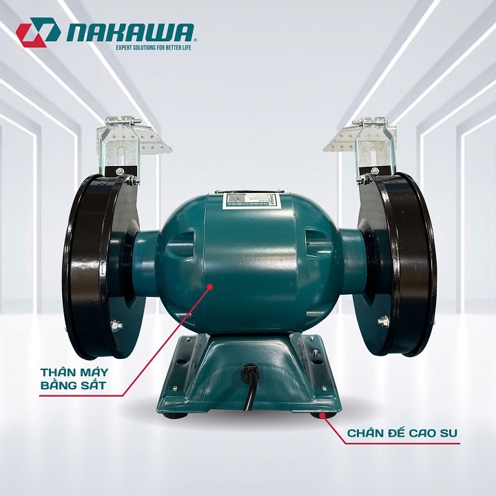Máy mài hai đá NAKAWA 250W 1/3HP NK-MM250
