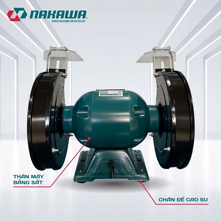 Máy mài hai đá NAKAWA 375W 1/2HP NK-MM375
