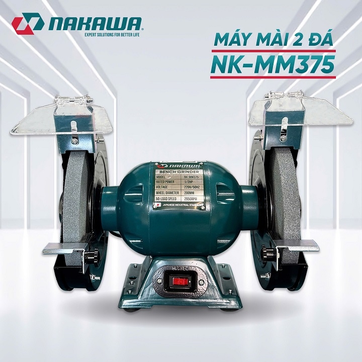 Máy mài hai đá NAKAWA 375W 1/2HP NK-MM375