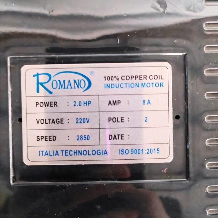 Máy nén khí dây đai 2HP 120L ROMANO RM203