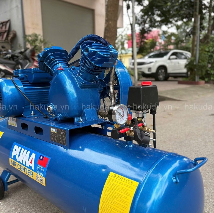 Máy nén khí dây đai Puma 3HP 100L PK 20100 1 pha