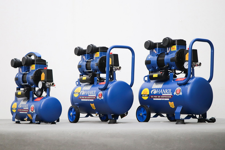 Máy nén khí không dầu 1.5HP 12L HANKIL 12-1.5