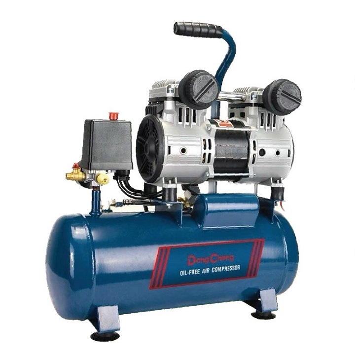 Máy nén khí không dầu Dongcheng 1500W 12L DQE1500/12L