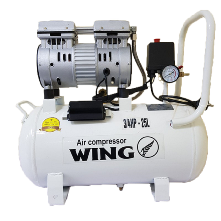 Máy Nén Khí Không Dầu Wing 3/4HP 25L TW-OF550-25L