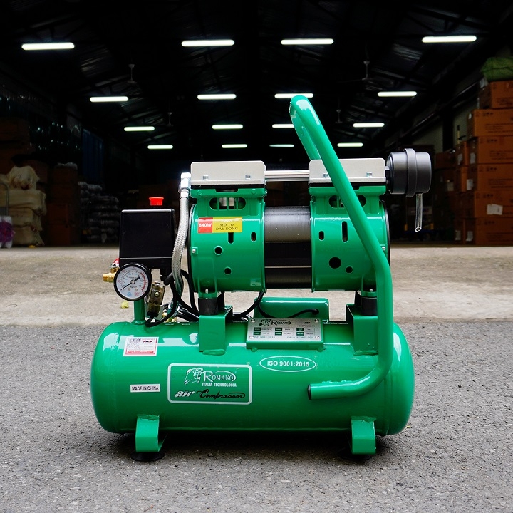 Máy Nén Khí Không Dầu Romano 840W RM850/14 12L