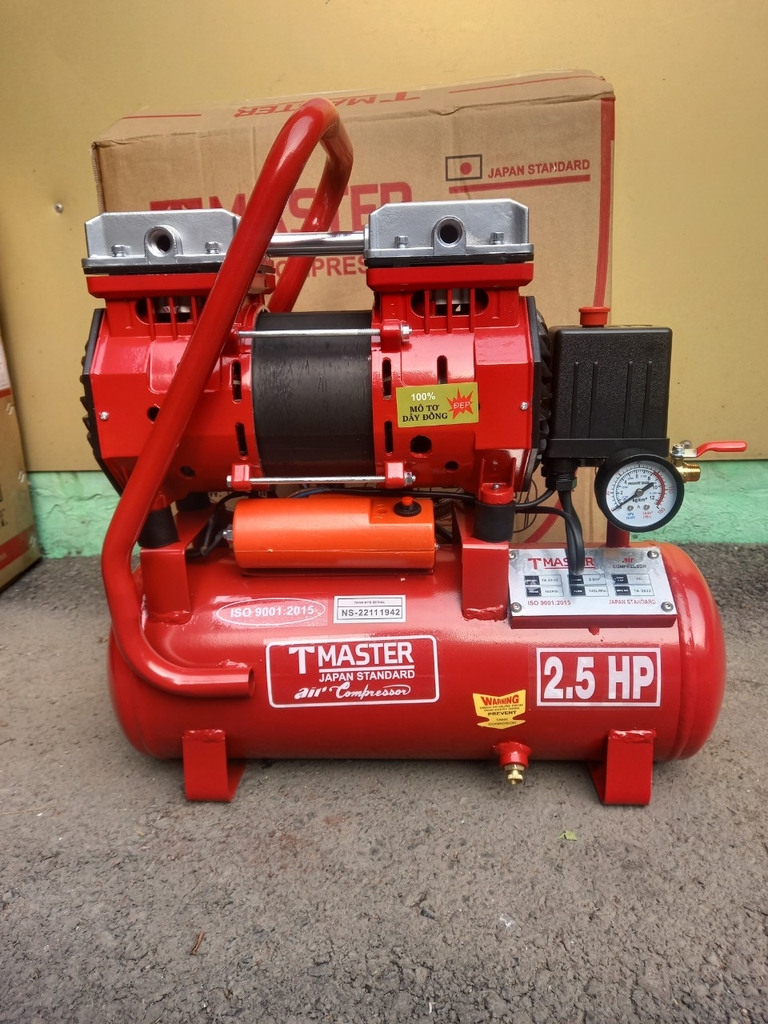 Máy Nén Khí Không Dầu Tmaster 2.5HP 12L TA 25-12