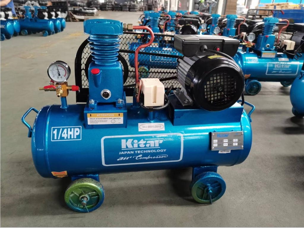 Máy Nén Khí Dây Đai Kitar 1/4HP 40L KT01-40