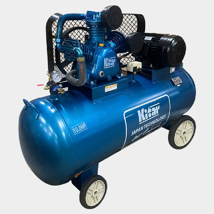 Máy Nén Khí Dây Đai Kitar 10HP 340L KT100-340/S2 Áp 12.5 Bar