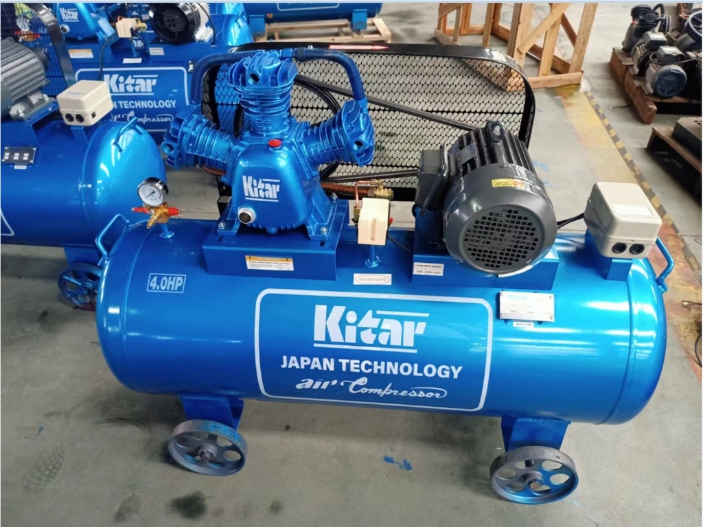 Máy Nén Khí Dây Đai Kitar 4HP 230L KT45-230