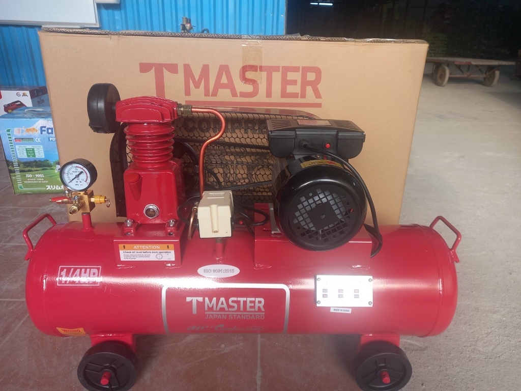 Máy Nén Khí Dây Đai Tmaster 1/4HP 40L TM 0151