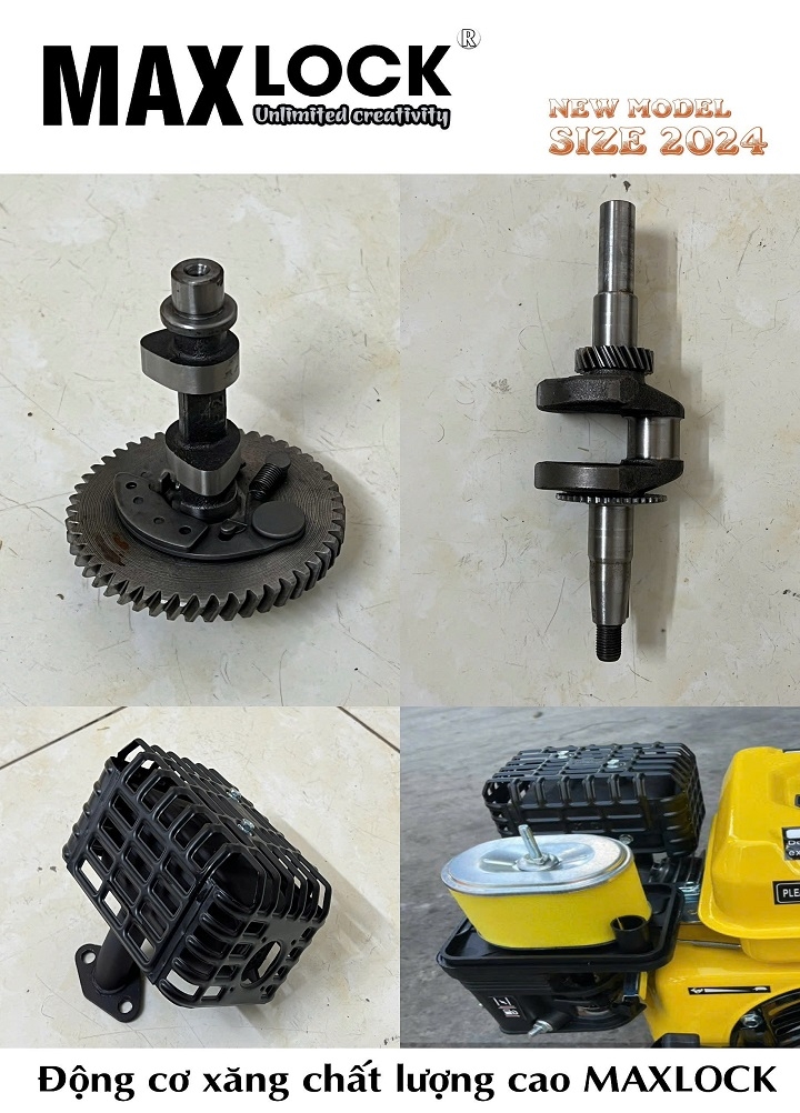 Máy nổ chạy xăng MAXLOCK 7.5HP MK230