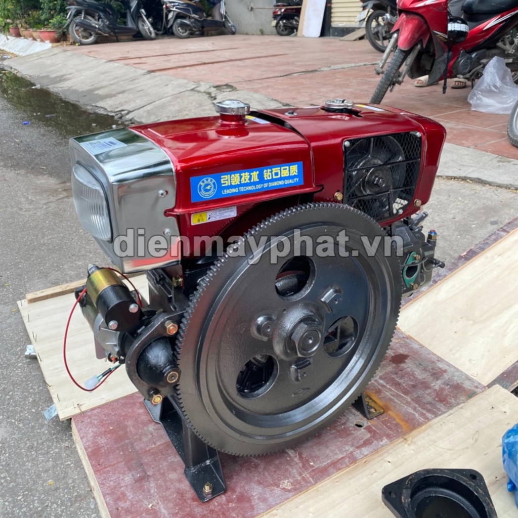 Máy Nổ Dầu Changjia 15Hp CJ ZS1100NM (D15 Gió Đèn Đề)
