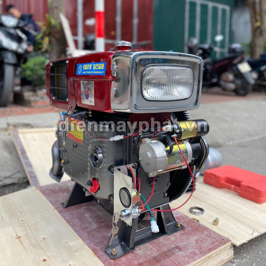 Máy Nổ Dầu Changjia 15Hp CJ ZS1100NM (D15 Gió Đèn Đề)
