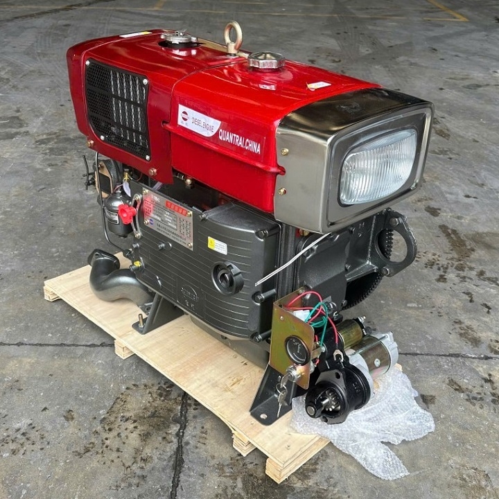Máy Nổ Dầu QUANTRAI 35HP S1135ND (D35 Gió Đề)