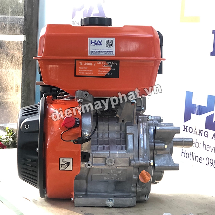 Máy Nổ – Động Cơ Xăng Mitsuyama 13HP Tua Chậm TL-390R-2