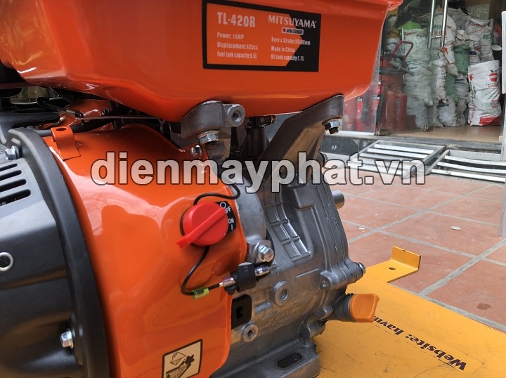 Máy nổ chạy xăng MITSUYAMA 16HP TL-420R
