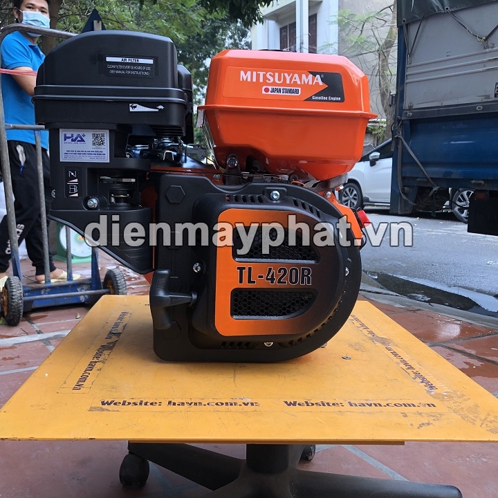 Máy nổ chạy xăng MITSUYAMA 16HP TL-420R