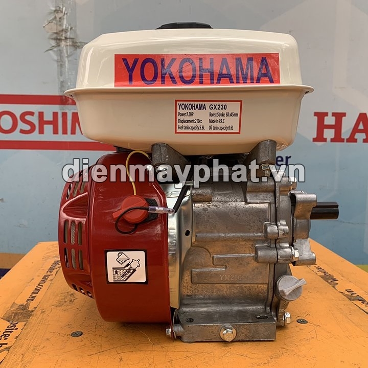 Máy nổ chạy xăng YOKOHAMA 7.5HP GX230-CH zen hoa