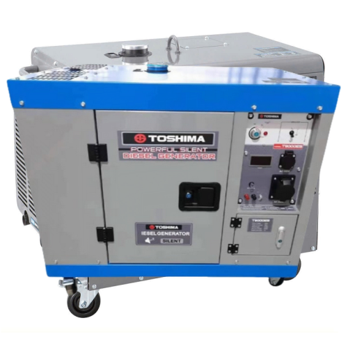 Máy phát điện chạy dầu TOSHIMA T7500DE 6KW chống ồn