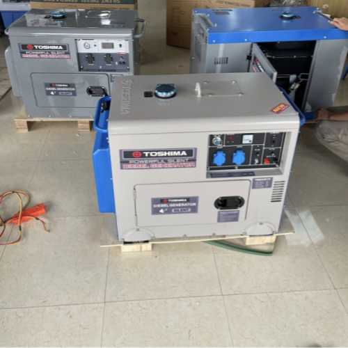 Máy phát điện chạy dầu TOSHIMA T7500DE 6KW chống ồn