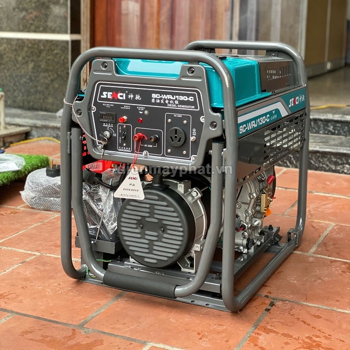 Máy phát điện chạy dầu SENCI 10kW SC-WRJ130-C