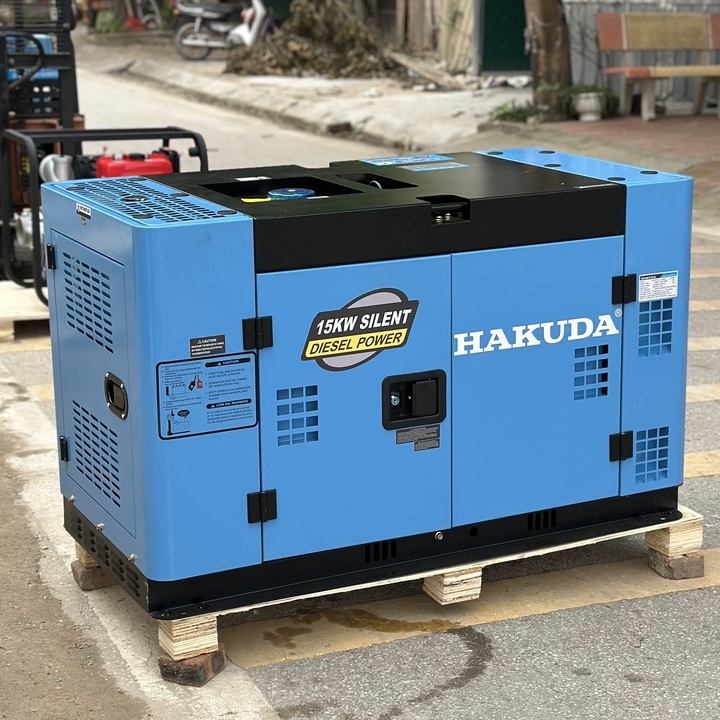 Máy phát điện chạy dầu 15KW HAKUDA HKD15KP1 chống ồn