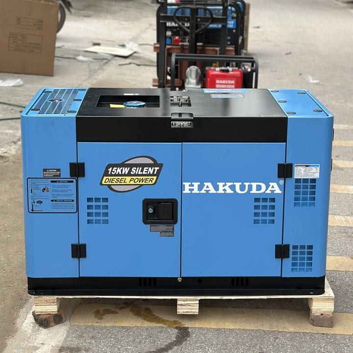 Máy phát điện chạy dầu 15KW HAKUDA HKD15KP1 chống ồn