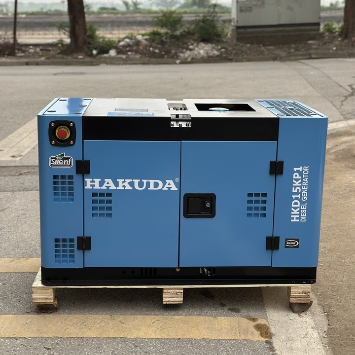 Máy phát điện chạy dầu 15KW HAKUDA HKD15KP1 chống ồn