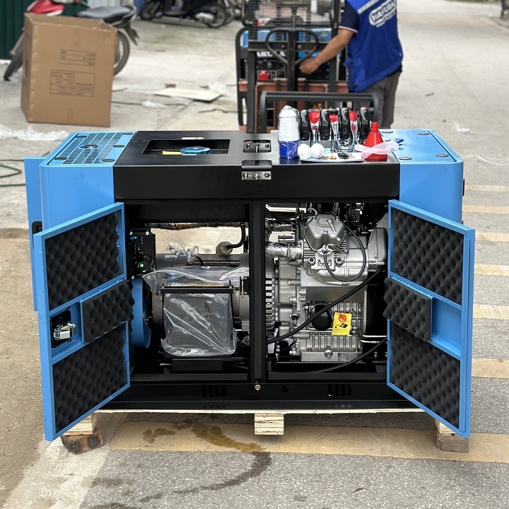 Máy phát điện chạy dầu 15KW HAKUDA HKD15KP1 chống ồn