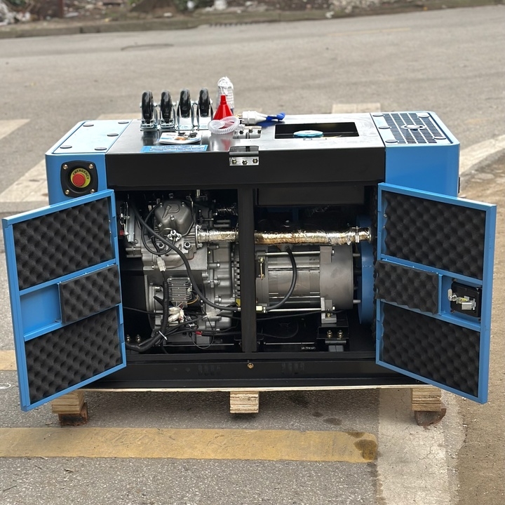 Máy phát điện chạy dầu 15KW HAKUDA HKD15KP1 chống ồn