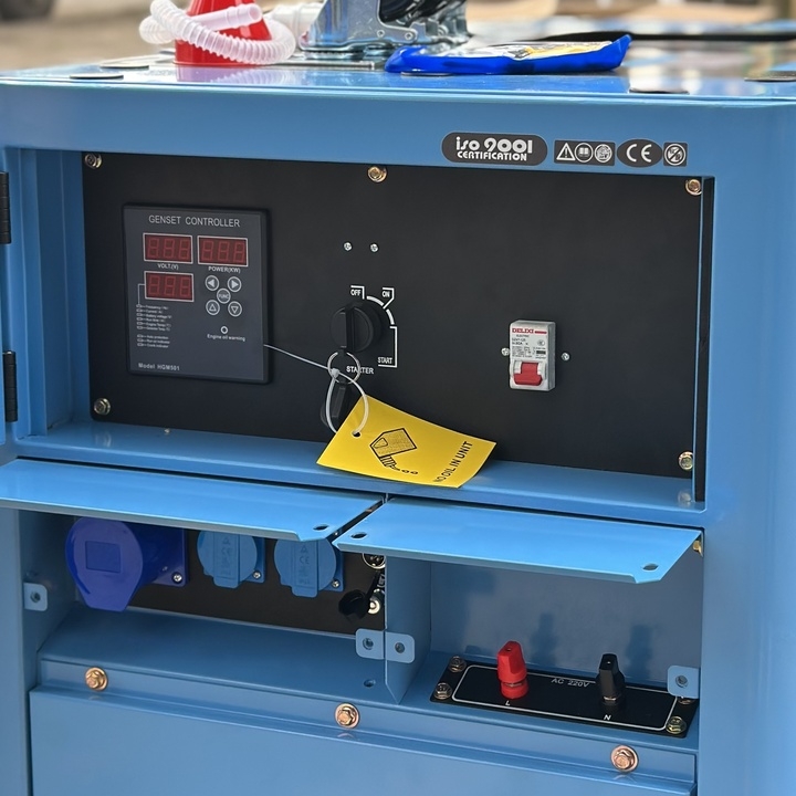 Máy phát điện chạy dầu 15KW HAKUDA HKD15KP1 chống ồn