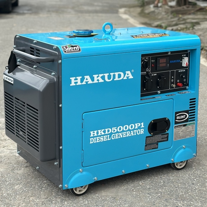 Máy phát điện dầu diesel HAKUDA 5KW HKD5000P1