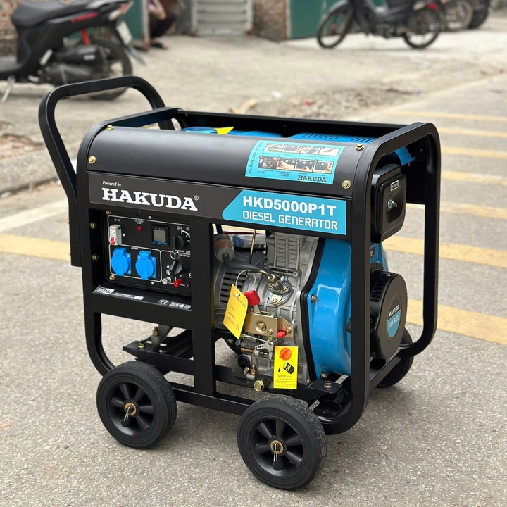 Máy phát điện chạy dầu HAKUDA 5KW HKD5000P1T