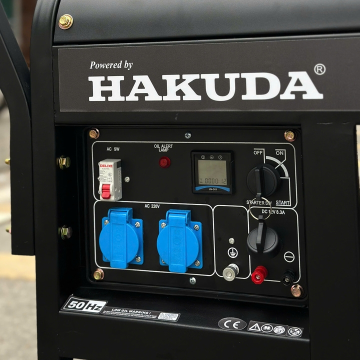 Máy phát điện chạy dầu HAKUDA 5KW HKD5000P1T