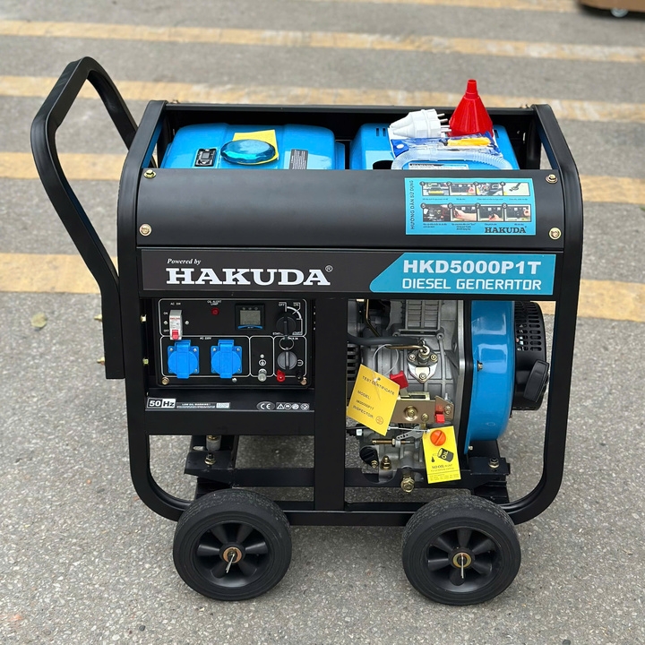 Máy phát điện chạy dầu HAKUDA 5KW HKD5000P1T