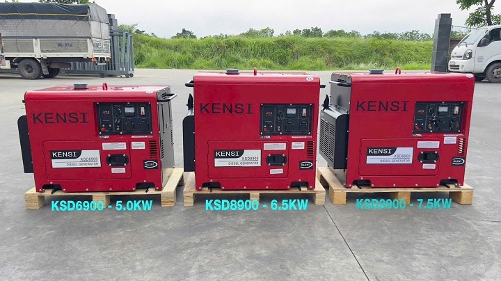 Máy phát điện chạy dầu 5KW KENSI KSD6900