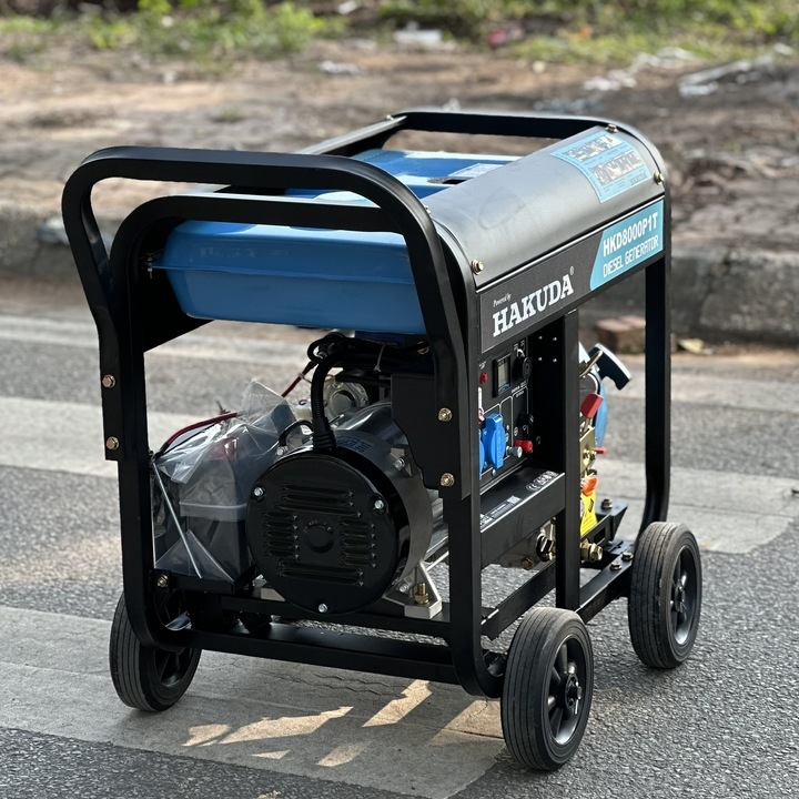 Máy phát điện chạy dầu HAKUDA 8KW HKD8000P1T