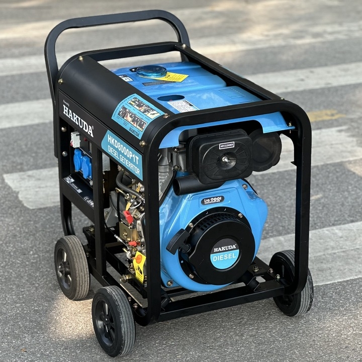 Máy phát điện chạy dầu HAKUDA 8KW HKD8000P1T