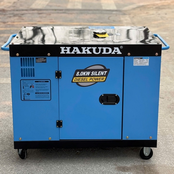 Máy phát điện chạy dầu 8KW HAKUDA HKD8500P1A